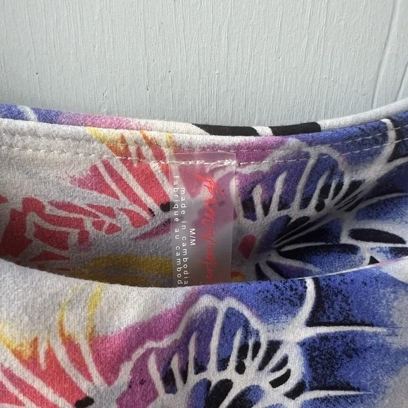 NWOT Free People FP MOVEMENT Never Better Printed Long Tank (size M) - Picture 15 of 16